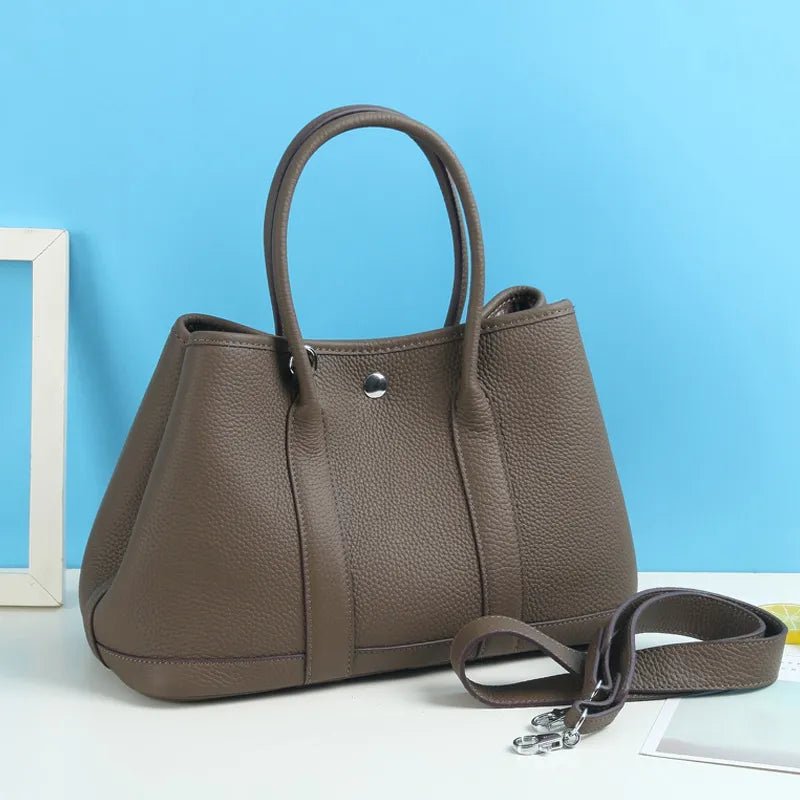 Luxury Genuine Leather Designer Tote Bag